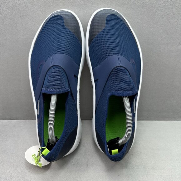 OOFOS OOmg Low Men\'s Size‎ 11 EU 44 Shoes Navy Slip On Comfort Sneakers NEW main image 5